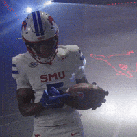 College Football Celebration GIF by SMU Football