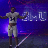 College Football Celebration GIF by SMU Football