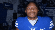 Byu Football Nod GIF by BYU Cougars