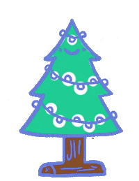 Christmas Tree Love Sticker