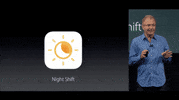 night shift apple GIF by Product Hunt