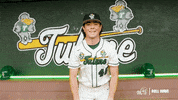 College Baseball Blake GIF by GreenWave