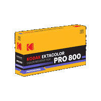 EastmanKodakCompany kodak 120film ektacolorpro800 Sticker