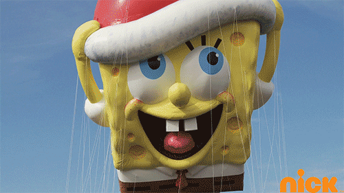 macys thanksgiving parade nickelodeon GIF by SpongeBob SquarePants