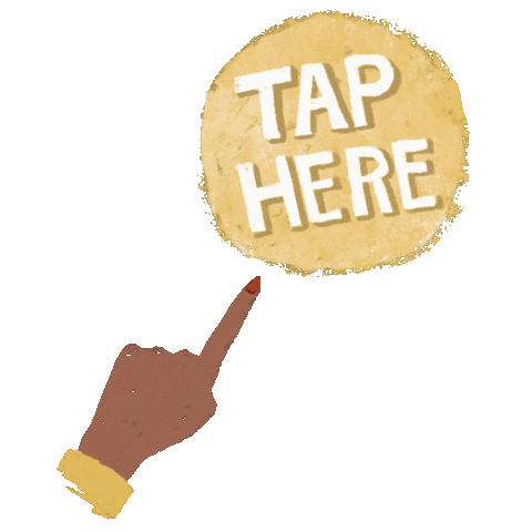 koanneko illustration point tap click Sticker