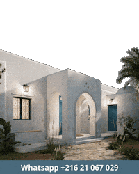 Architecture Djerba Sticker by visavis immobilier