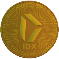 Bitcoin Blockchain Sticker by IDX Solana