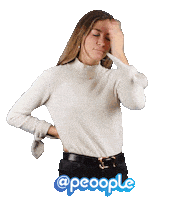 No Way Facepalm Sticker by Peoople