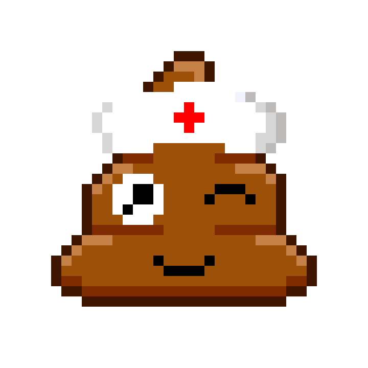 Art Shitting Sticker by Poopies.io