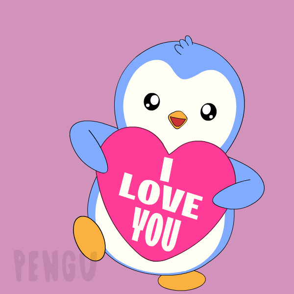 Happy I Love You GIF by Pudgy Penguins