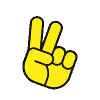 feliciaosterlin peace hand peacesign peacehand Sticker