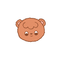 lui_klee happy kawaii bear peace Sticker
