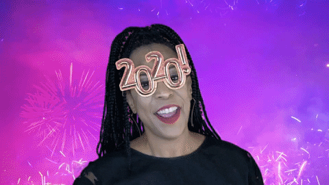 ComedianHollyLogan giphygifmaker 2020 new year happy new year GIF
