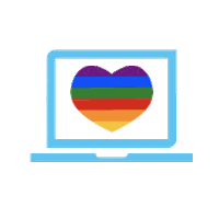 Rainbow Love Sticker by Intel