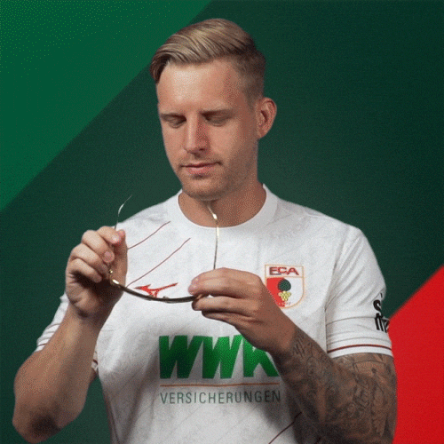 Happy Arne Maier GIF by FC Augsburg 1907