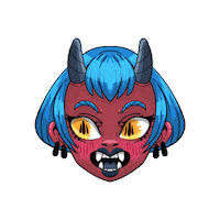 Manga Smile Sticker