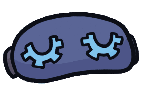 Pashkevich_09 giphyupload sleep mask sleep mask Sticker