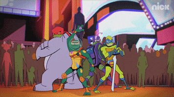 disappear peace out GIF by Teenage Mutant Ninja Turtles