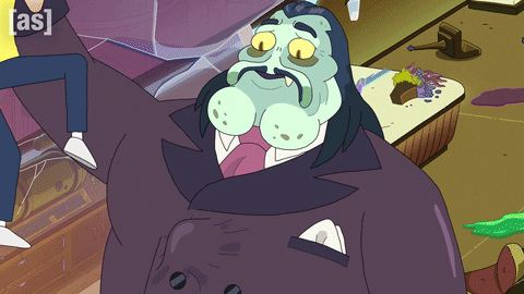 Rick And Morty Blood GIF by Adult Swim