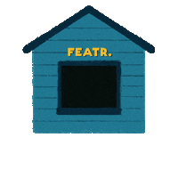 Featr Sticker by The Fat Kid Inside