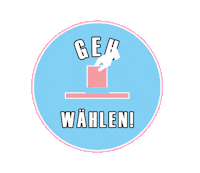 Wählen Gehen Sticker