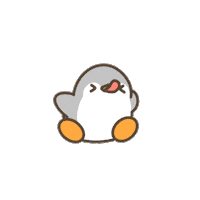 Penguin Tongue Sticker