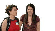 happy abbi jacobson Sticker by Broad City