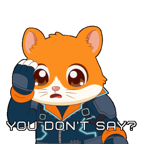 No Way Omg Sticker by Hamieverse