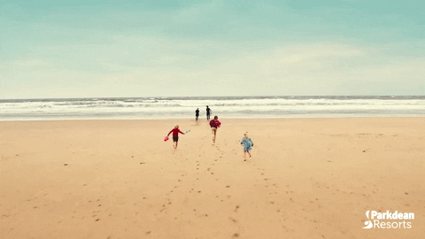 Lets Go Running GIF by Parkdean Resorts