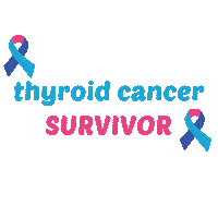 Chloeandthecamera22 survivor cancer thyroid cancer survivor Sticker