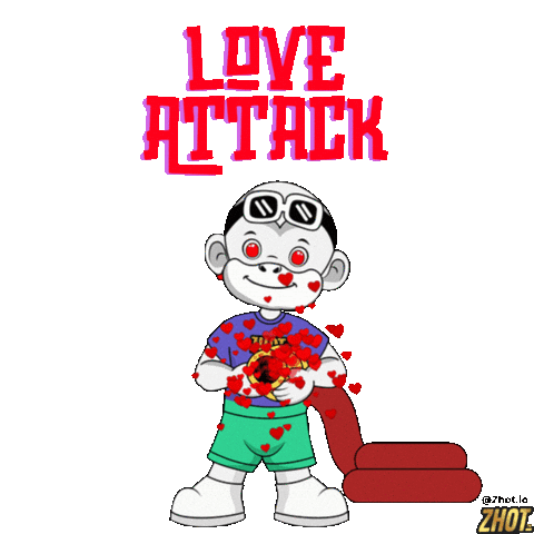 Animated Love Sticker by Zhot