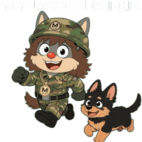 Greeting Dog Day Sticker