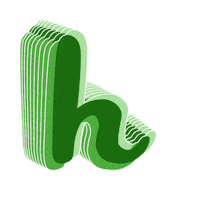 Lettering H Sticker by Hobbykokken