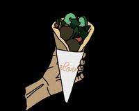 glowforgood miami cone glowup falafel GIF