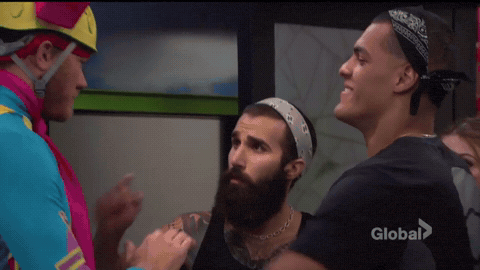globaltv giphygifmaker kiss big brother kissing GIF