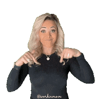 Pointing Down Real Estate Sticker by Audra Blotzer