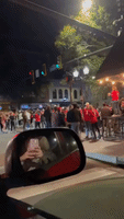 Georgia Bulldogs Take Over Downtown Athens Streets