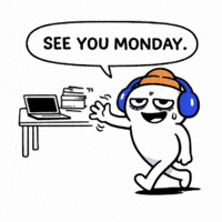Tired See You Monday GIF