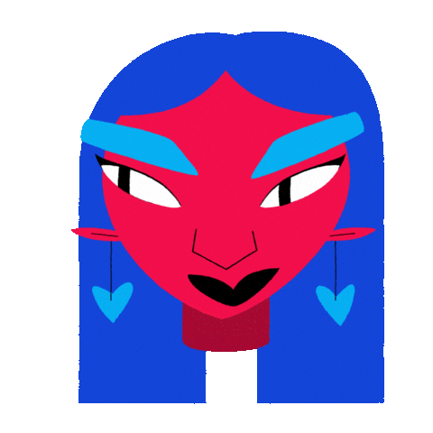 angela_chava animation girl cartoon bad girl Sticker