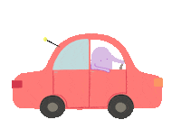 Illustration Driving Sticker