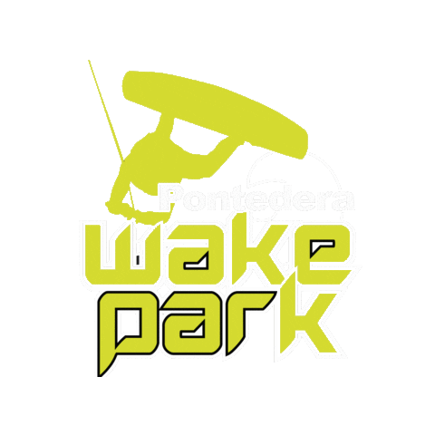 wakepontedera sport jump wake cable Sticker