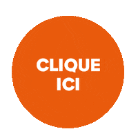Orange Click Sticker by A Marée Haute