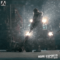 Roll Up Santa Claus GIF by Arrow Video