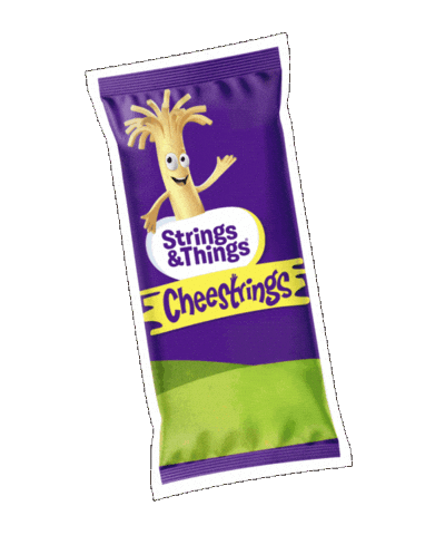 Cheese String Sticker by Strings & Things