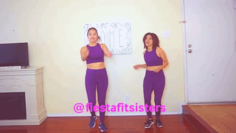 fiestafitsisters giphygifmaker dance exercise sisters GIF