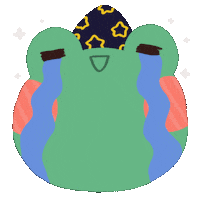 Happy Tears Crying Sticker