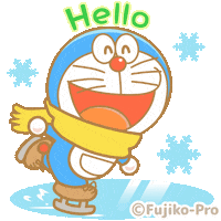 Happy Snow Sticker by Doraemon