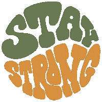 Loop Stay Strong Sticker