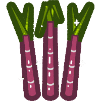 Sugar Cane Food Sticker by FarmBot