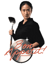 Bon Appetit Renatta Sticker by Mangkokku Indonesia